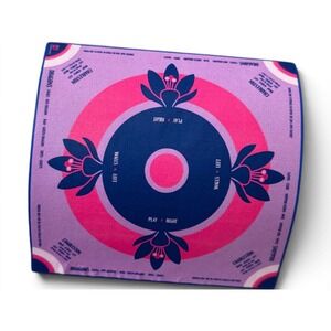 Oh My Mahjong Lilac Soiree Play Mat Floral Neoprene Game Mat with Canvas Bag NWT